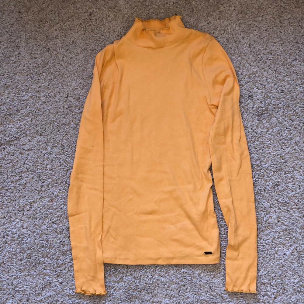 Hollister Yellow Slim Tee